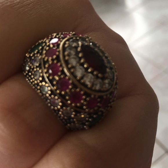 ❤️, vintage925 sterling silver/bronze ring❤️💍 - Picture 2 of 4