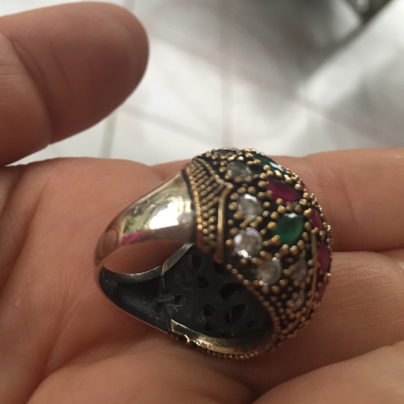 ❤️, vintage925 sterling silver/bronze ring❤️💍 - Picture 4 of 4