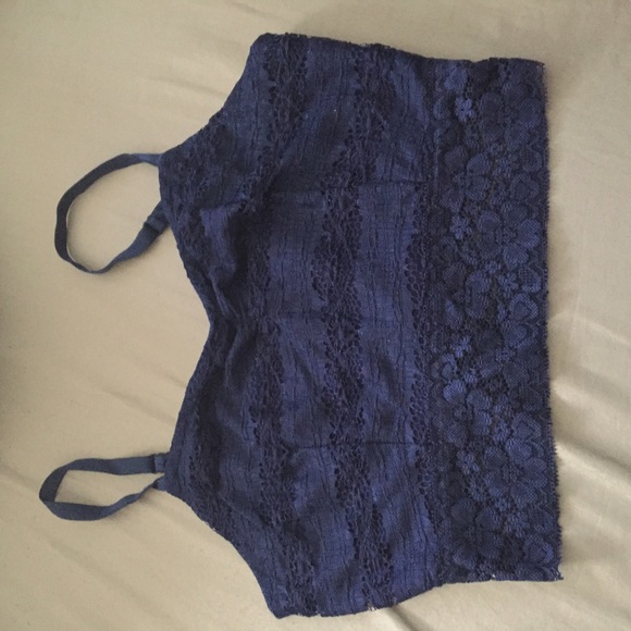 Lace crop top