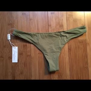 Frankie's Bikini Coco Bottoms in Camo Green Large