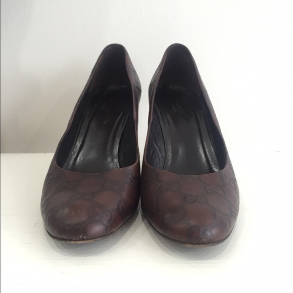 Gucci logo heels