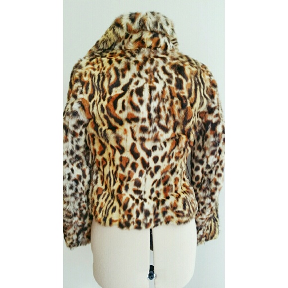 Genuine fur leopard fur coat