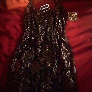 Semi-Formal dress: Black and Silver