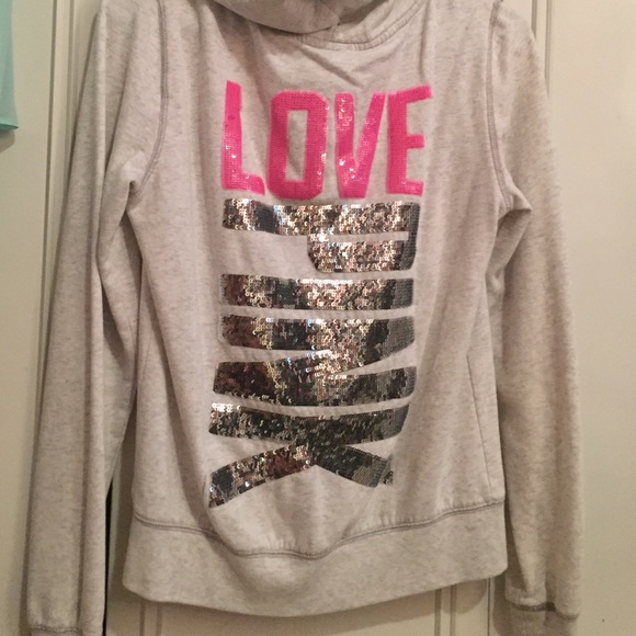 Victoria secrets zip up hoodie