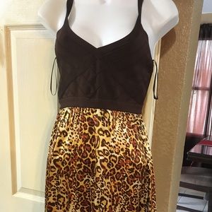 BEBE brown dress