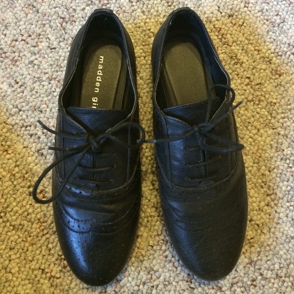 black oxfords