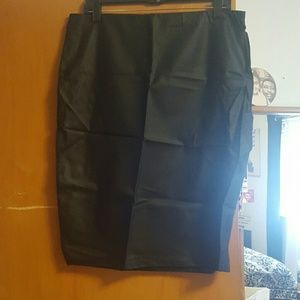 Black knee length skirt never worn