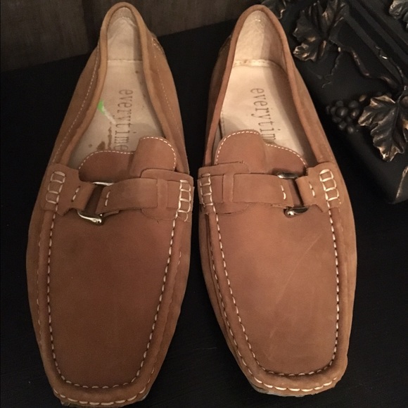 Brown moccasins loafers from Europe size women's 7