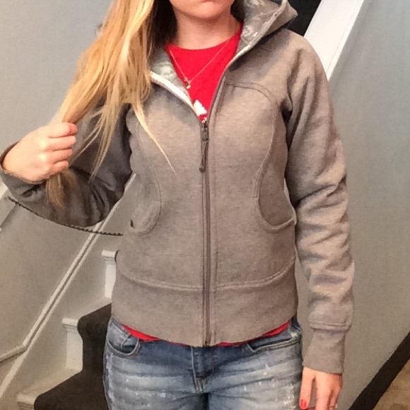 lululemon athletica Tops - Reversible Lululemon Scuba Zip-Up Hoodie