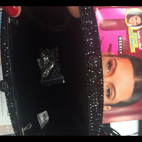 Black clutch with chain - Picture 2 of 4