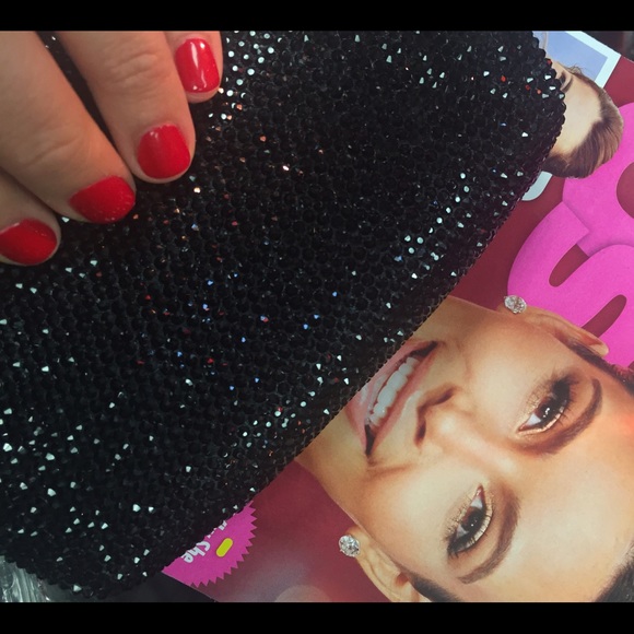 Black clutch with chain - Picture 4 of 4