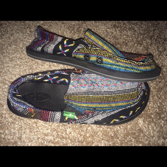 Tribal Print Sanuk Shoes