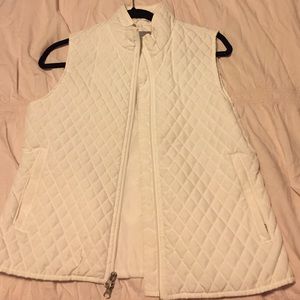 White Puffer Vest
