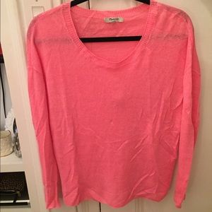 Madewell washed linen sweater