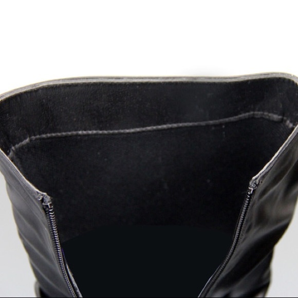 Kids classic girls slouch flat boots - Picture 3 of 4