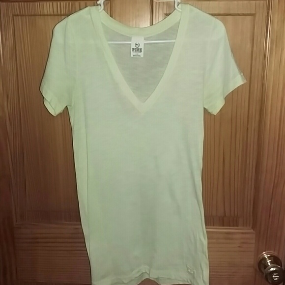 Pink Victoria's Secret V-neck t-shirt
