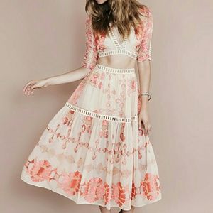 For love and lemons BARCELONA top&skirt XS