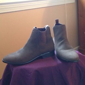 Brown JustFab.com Booties