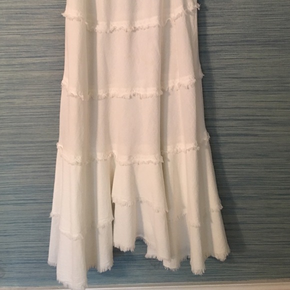 Boho White Maxi Skirt - Picture 2 of 4