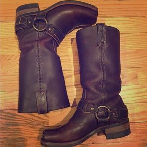Belted Harness Frye Boots