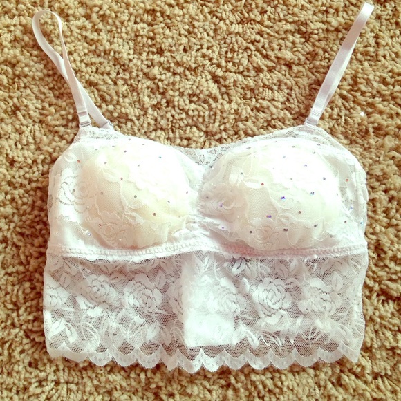 Gorgeous Jeweled Crop Top/ bralette