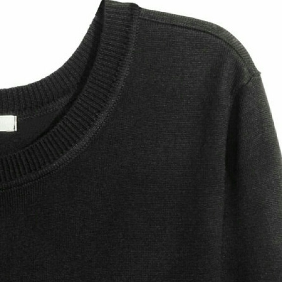 Black casual sweater dress - Picture 2 of 4