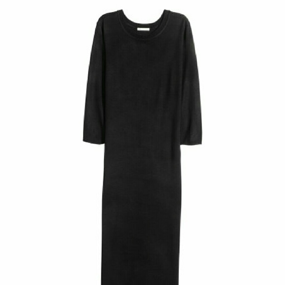 Black casual sweater dress - Picture 4 of 4