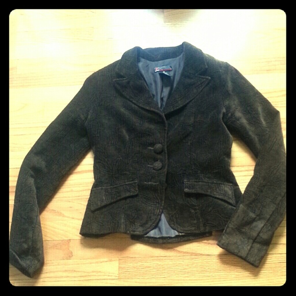 Brown floral pattern jacket