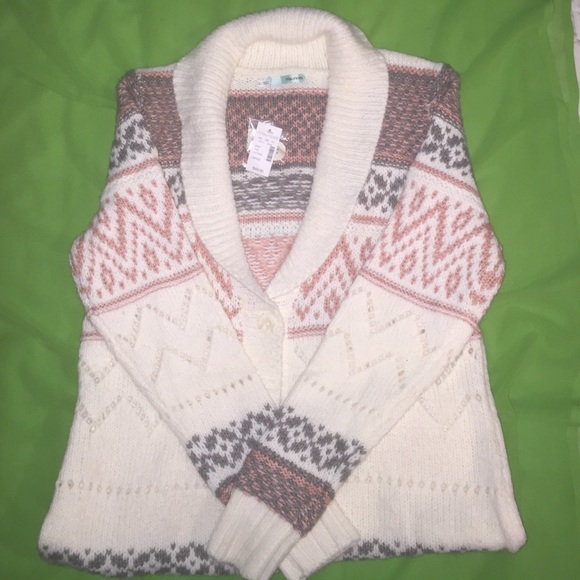button up sweater