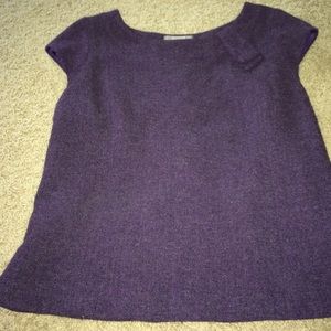 Women's merona purple tweed top