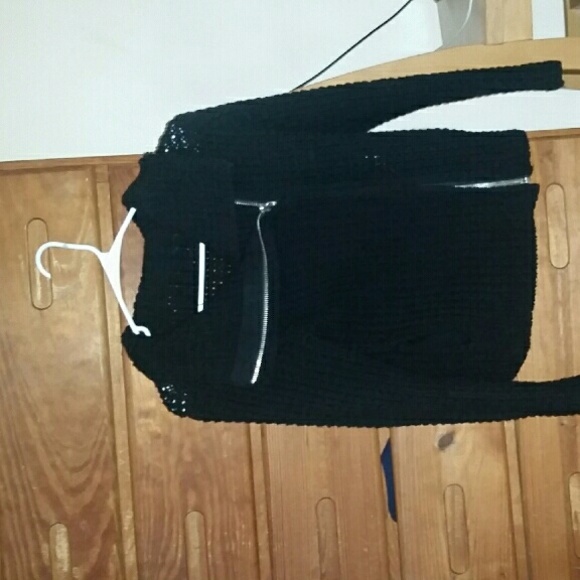 Black cable knit jacket - Picture 1 of 1