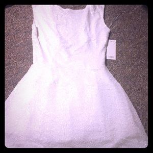 Toni white sequin dress