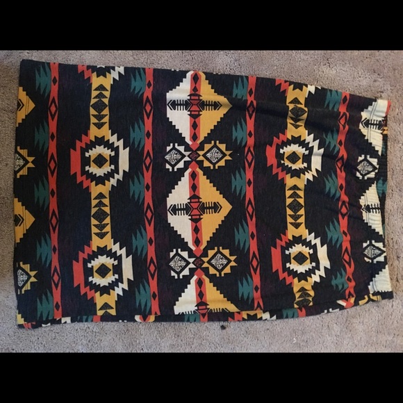 Aztec printed skirt - Picture 2 of 4