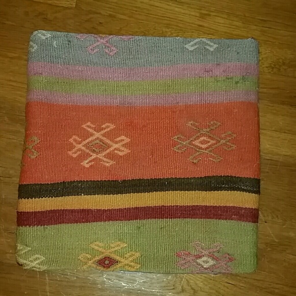 Vintage kilim pillow case