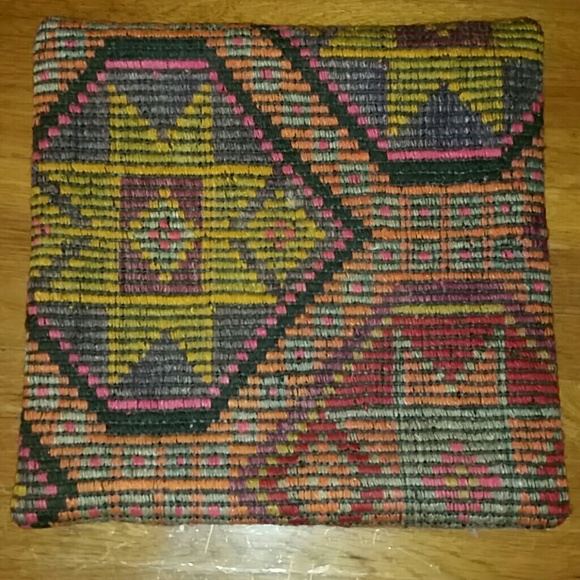 Vintage kilim pillow case