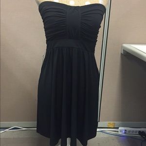 SALE! Express Black Strapless Dress