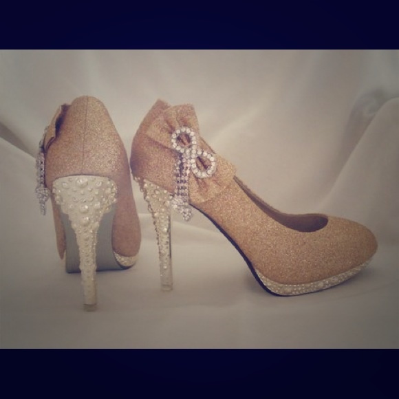 Shoes - Glitter heels