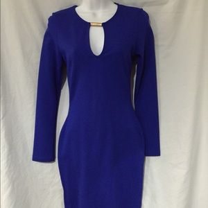 Blue mid dress