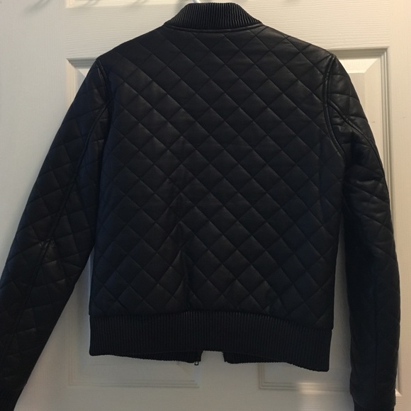 Silence + Noise black bubble bomber puffy jacket - Picture 2 of 4