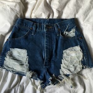 Wrangler High Waisted Shorts