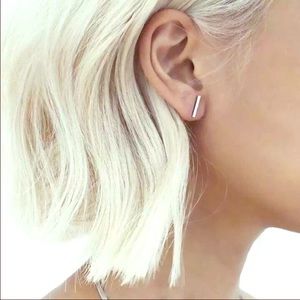 New! Silver bar earrings ⭐️