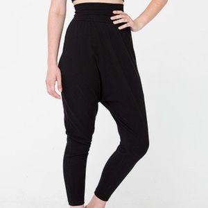 American Apparel Black Harem Pants