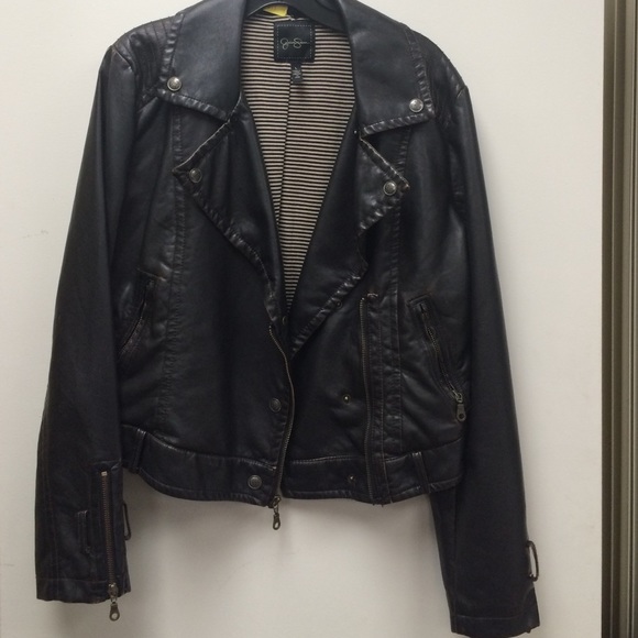 Jessica Simpson Jackets & Blazers - Jessica Simpson Faux Leather Jacket