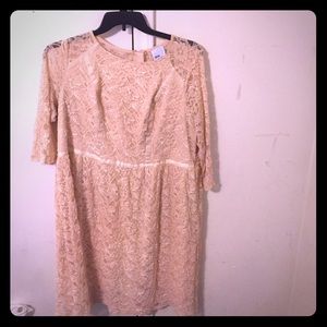 Lace Mid Sleeve Asos Plus Size Dress