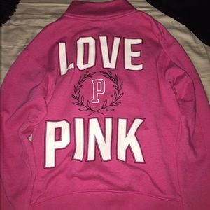 VS PINK HALFZIP