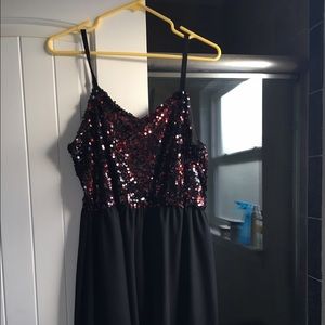 Sparkly mid-length dress. Perfect for going out