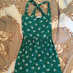 Bird print dress from Modcloth