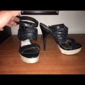 Size 8.5 black heels