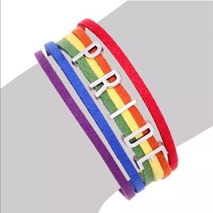 Gay Pride charm bracelet
