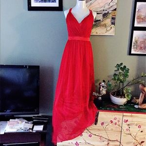 Stunning Red Evening Gown
